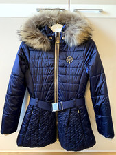 Daunen Jacke von * SPORTALM * mit Kapuze und echtem Fuchs Pelz.D.G.156.ORIGINAL!