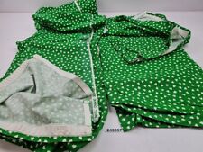 2x Vorhänge grün weiß