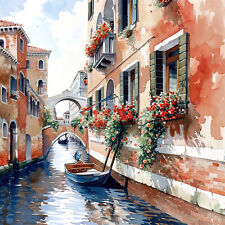 Deko Bild Venedig Gondel