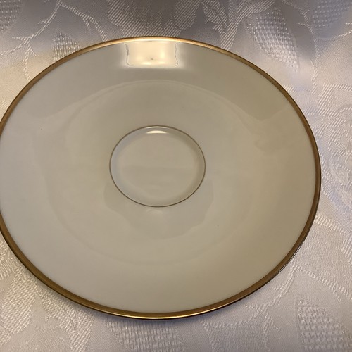 Untertasse elfenbein goldrand - untertasse,