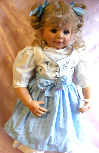 Puppe melli von monika peter - puppe,