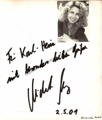 Original autogramm michaela - original,