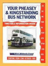 WM Reisebusfahrplan ~ Pheasey