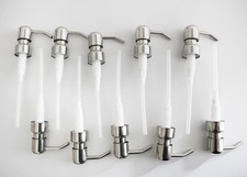 Set von 10 Stück Edelstahl Seifenspender Pumpkopf Pumpenkopf 28mm Ersatzkopf NEU