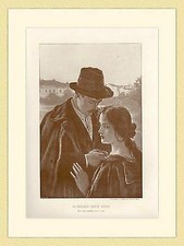 Scheiden thut weh nach dem Gemälde von C. Zewy ORIGINAL KUNSTBEILAGE II 674