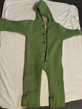 Disana Wollanzug Wollwalkanzug blau Gr. 74/ 80 Baby Herbst Winter