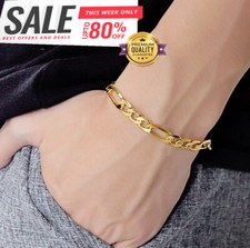 Gold Chain Bangle Gold Plated