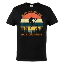 Ski Snowboard T Shirt Herren