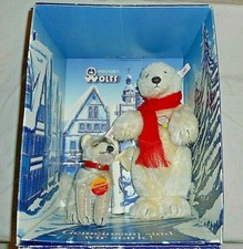 Steiff 655098 -Set Eisbär und Wolf II Auflage 2000 Stück von 1995 mZert. KF
