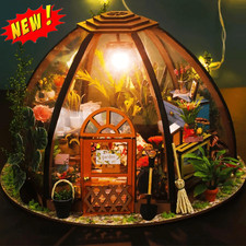 Miniatur Holz Gewächshaus