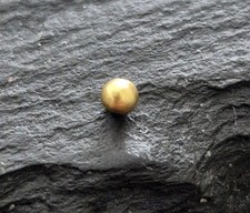 Kugel 750 echt Gold Kugel Anhänger Gelbgold 18 Karat Gold 