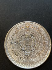 Mexiko Münze Silber Aztekenkalender 15. Jhdt. Olympia Mexiko 1968