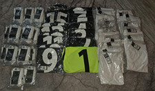 16 x Adidas Trikotsatz RTL Telekom Fußballfieber EM2024 Schwarz & Weiß