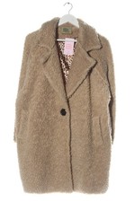 FREE FOR HUMANITY Teddymantel Damen Mantel Gr. DE 38 camel Casual-Look