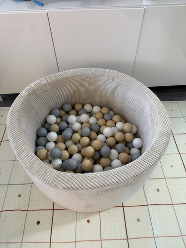 Bällebad 90x40cm mit bunten - mit,