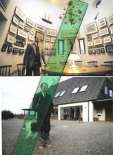 2x Foto vom Autor WALTER KEMPOWSKI - Pressefoto Aufnahme von 1984 Schriftsteller