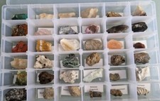 36 Stk  Sammlung  Mineralien