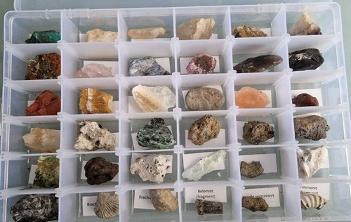 Stk sammlung mineralien - 36,