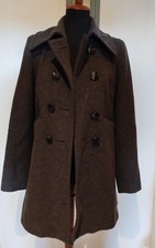 ? Toller taillierter MEXX Woll Mantel Gr.36 Schurwolle Satin ?