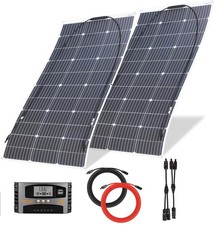 400W Solaranlage Wohnmobil Komplettset Solarpanel Flexibel Kit Mono 2*200W 12V