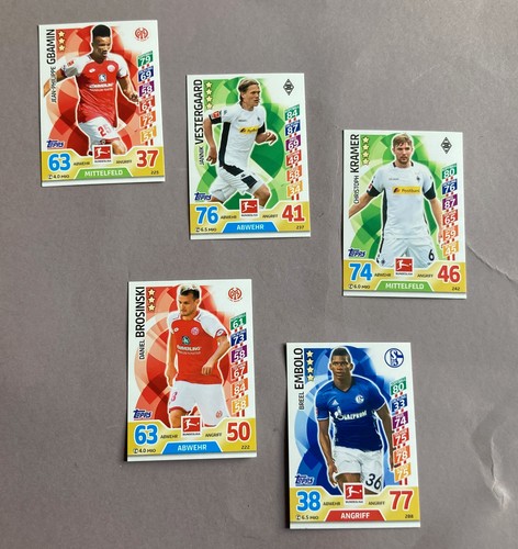 Topps match attax sammelkarten - attax,