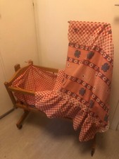 Vintage 50er Jahre Puppen Bett