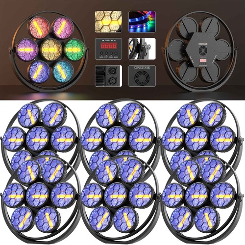 490w cob rgb led - 6x, 7