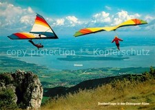 Drachenflug Drachenflieger Chiemgauer Alpen Chiemse