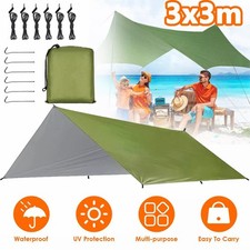 Tarp 3x3M Wasserdicht, Camping