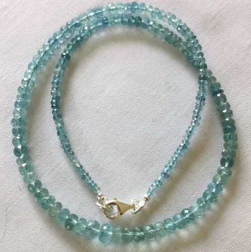 Aquamarin kette unbehandelt - kette,