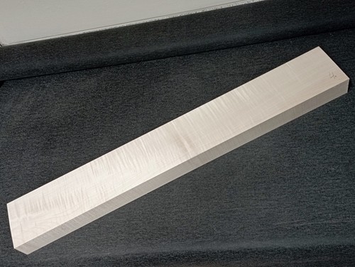 Flamed maple neck blank - flamed,