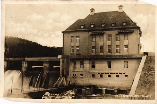 Cpa hollenstein krafthaus - ak,
