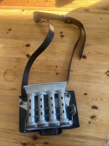 Alte leder schaffnertasche - alte,