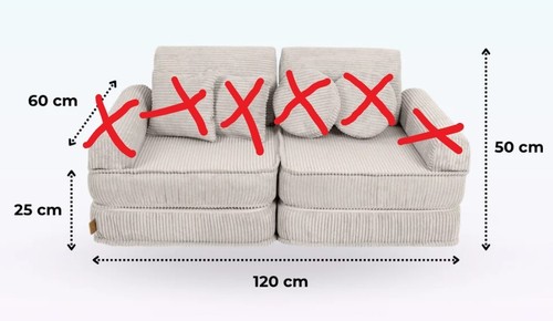 Meowbaby spielsofa ästhetik - spielsofa,