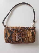 GUESS Clutch Portemonnaie Geldbörse Schlangenoptik 1A Zustand Y2K Oldmoney