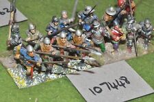 25mm Mittelalter / Englisch - Hecht 16 Figuren - (107448)