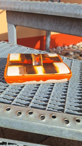 Art deco keramik deckeldose - art,