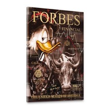 Dagobert Duck Leinwand Bild