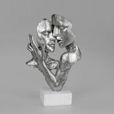 Büste Paar 31 cm auf Sockel