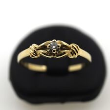 Solitär Ring 585 Gold 14 Kt Gelbgold Diamant Brillant Damen Verlobung Wert 450,-