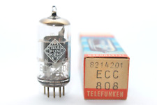 Genuine Telefunken Berlin ECC808 / 6KX8 Audio Preamp Tube, Code B8214201, NOS