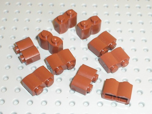 Lego rotbrauner - 10, x
