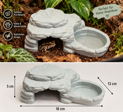 Terrarium felshöhle mit - terrarium,