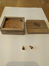 Holzkern Ohrstecker, gebraucht, aber sehr guter Zustand