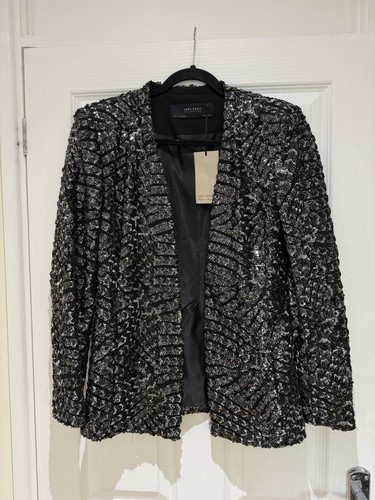 Zara pailletten blazer l - blazer,