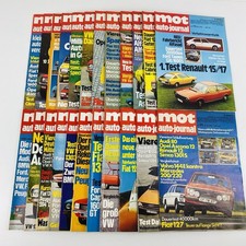 mot Auto-Journal Zeitschrift Sammlung Jahrgang 1972 Hefte 23 Stück Vintage Auto