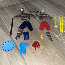 Barbie Heart Family Ski Set