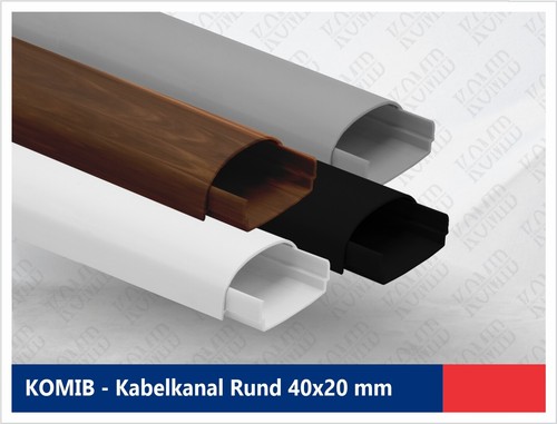 Kabelkanal halbrund 40x20 - , mm