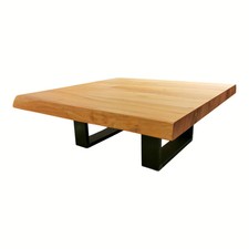 Scholtissek Couchtisch Kantara Tischplatte Rüster Ulme Gestell Eisen