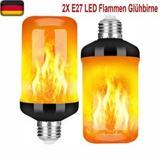 2er E27 LED Licht Fackel Feuer